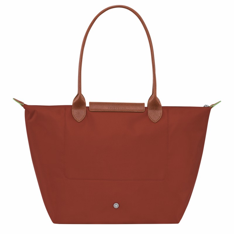 τσάντεσ tote γυναικεια Longchamp Le Pliage Green L καφε Greece | L1899919404