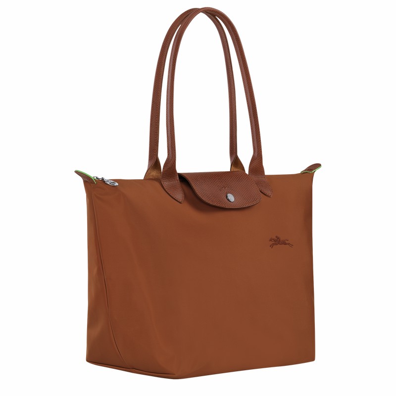 τσάντεσ tote γυναικεια Longchamp Le Pliage Green L καφε Greece | L1899919504