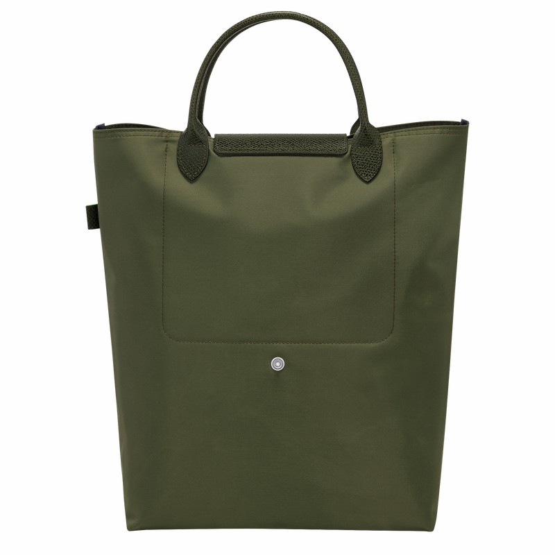 τσάντεσ tote γυναικεια Longchamp Le Pliage Green M πρασινο Greece | 10168919479