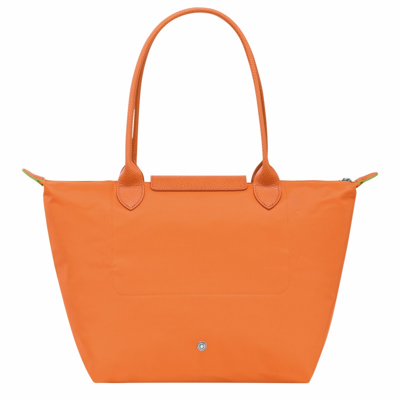 τσάντεσ tote γυναικεια Longchamp Le Pliage Green M πορτοκαλι Greece | L2605919P54