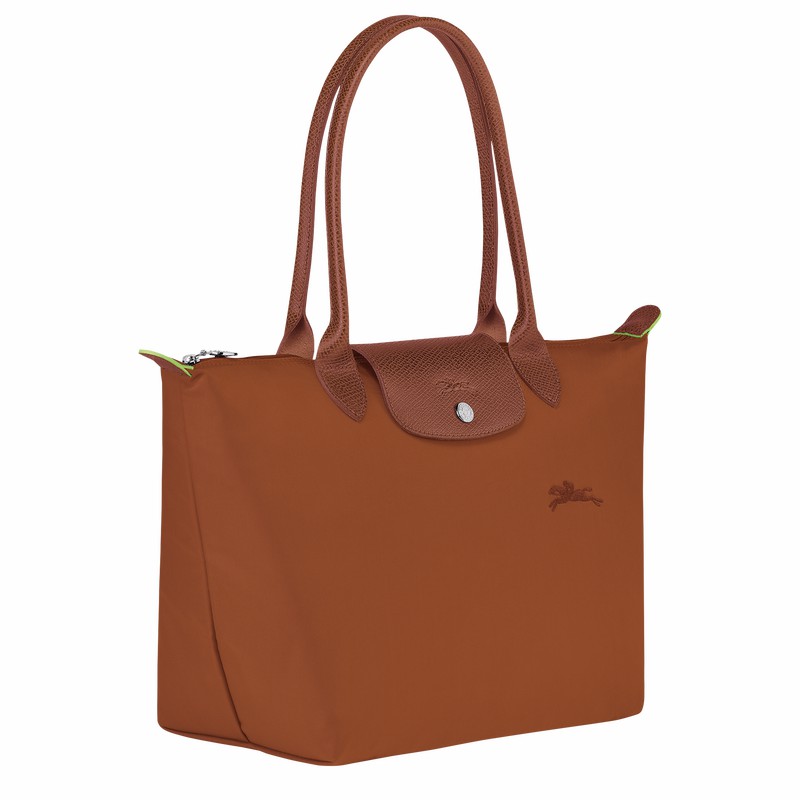 τσάντεσ tote γυναικεια Longchamp Le Pliage Green M καφε Greece | L2605919504