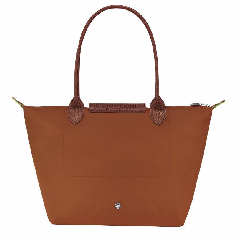 τσάντεσ tote γυναικεια Longchamp Le Pliage Green M καφε Greece | L2605919504