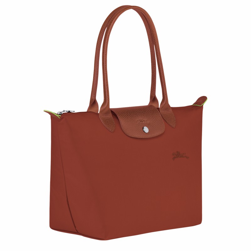 τσάντεσ tote γυναικεια Longchamp Le Pliage Green M καφε Greece | L2605919404