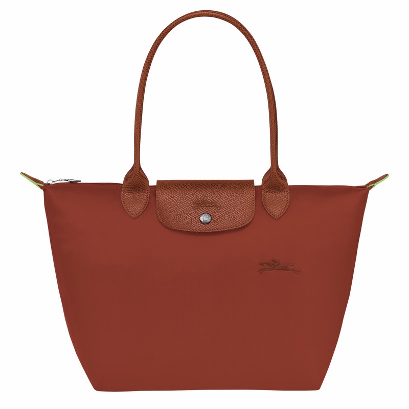 τσάντεσ tote γυναικεια Longchamp Le Pliage Green M καφε Greece | L2605919404