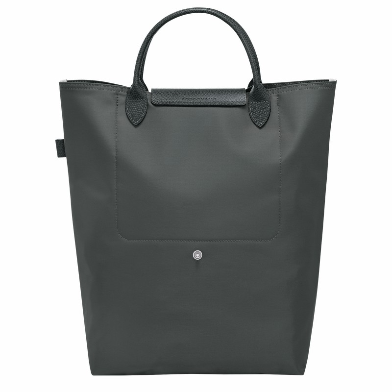 τσάντεσ tote γυναικεια Longchamp Le Pliage Green M βαθυ γκρι Greece | 10168919P66