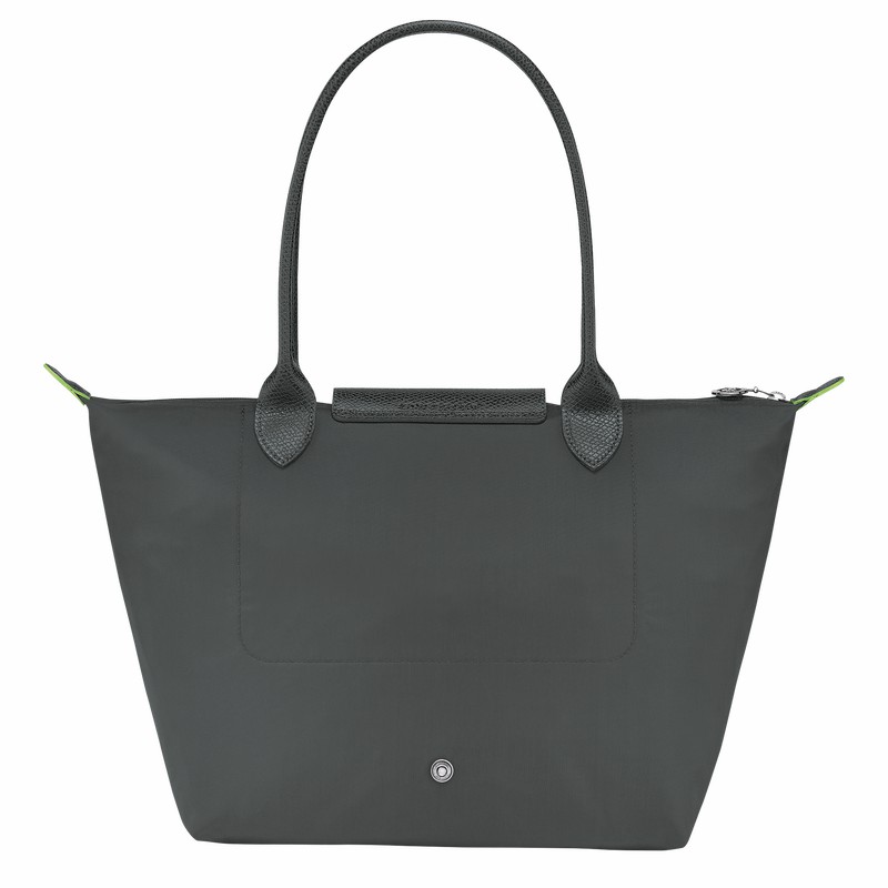 τσάντεσ tote γυναικεια Longchamp Le Pliage Green M βαθυ γκρι Greece | L2605919P66