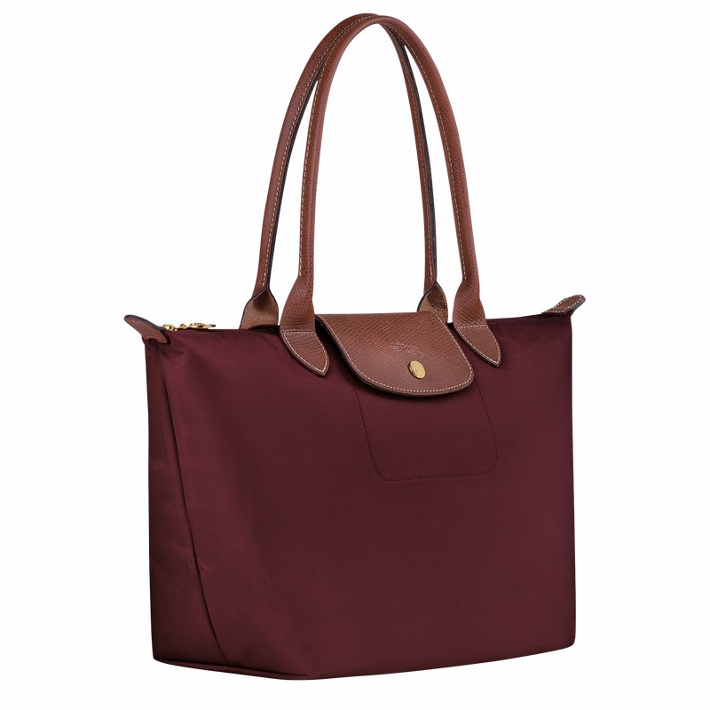 τσάντεσ tote γυναικεια Longchamp Le Pliage Original M μπορντο Greece | L2605089P87