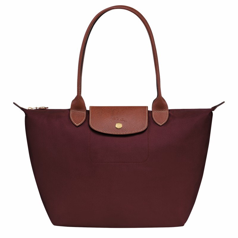 τσάντεσ tote γυναικεια Longchamp Le Pliage Original M μπορντο Greece | L2605089P87