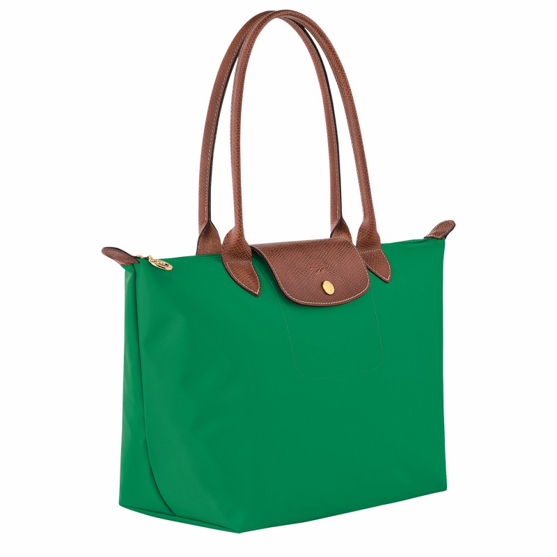 τσάντεσ tote γυναικεια Longchamp Le Pliage Original M πρασινο Greece | L2605089P88