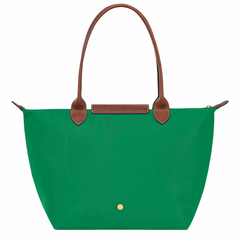 τσάντεσ tote γυναικεια Longchamp Le Pliage Original M πρασινο Greece | L2605089P88