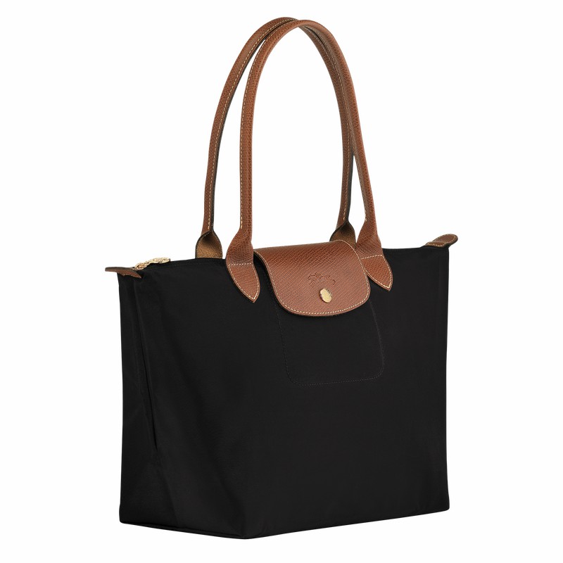 τσάντεσ tote γυναικεια Longchamp Le Pliage Original M μαυρα Greece | L2605089001