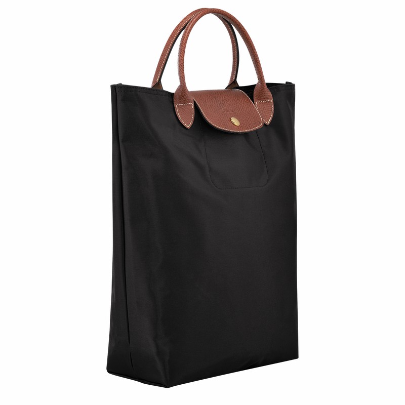 τσάντεσ tote γυναικεια Longchamp Le Pliage Original M μαυρα Greece | 10168089001