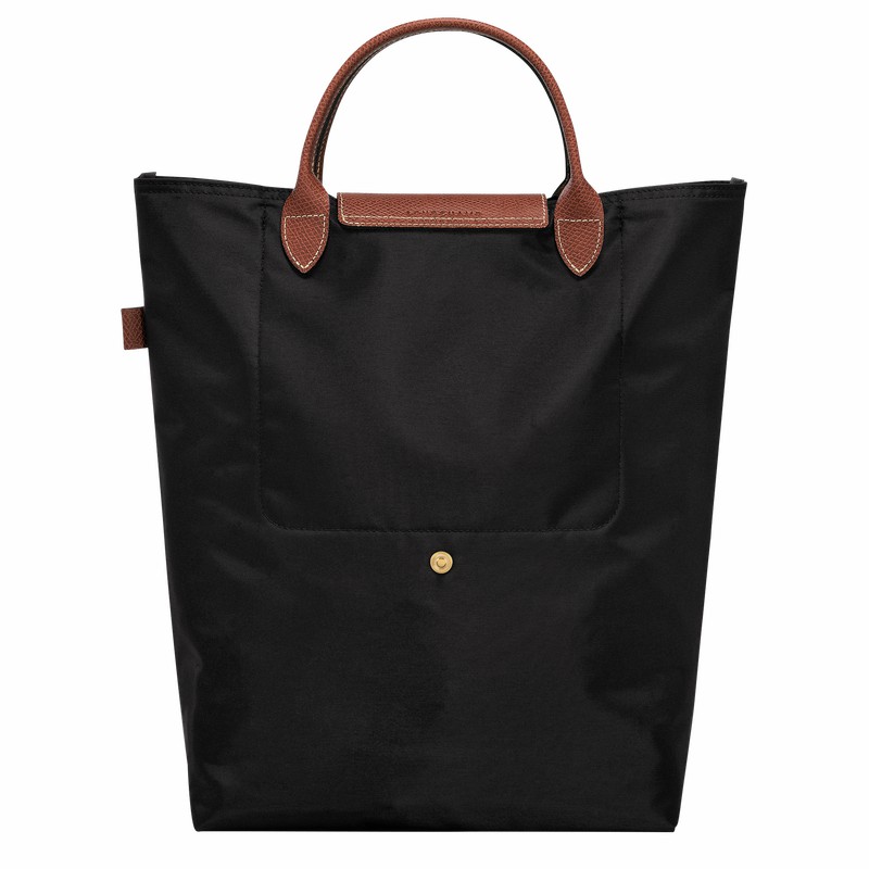 τσάντεσ tote γυναικεια Longchamp Le Pliage Original M μαυρα Greece | 10168089001