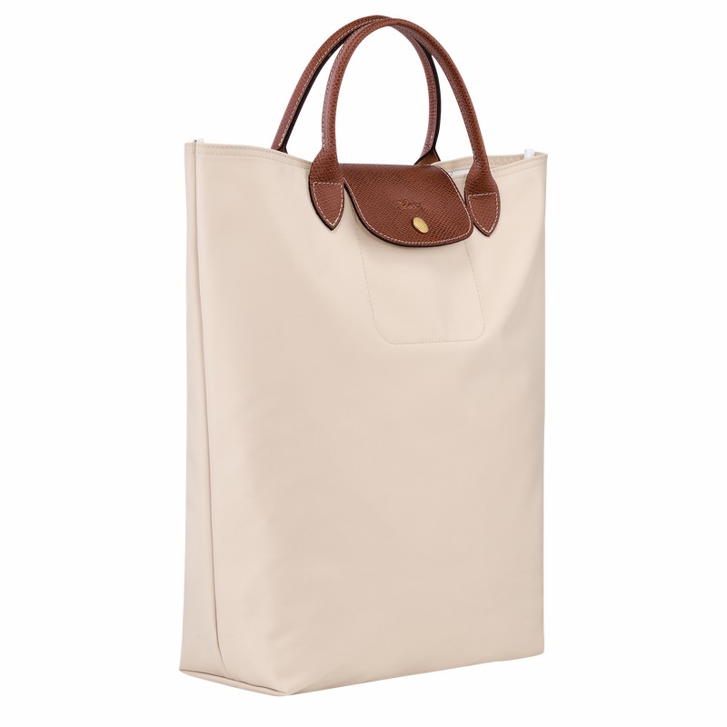 τσάντεσ tote ανδρικα Longchamp Le Pliage Original M ασπρα Greece | 10168089P71-