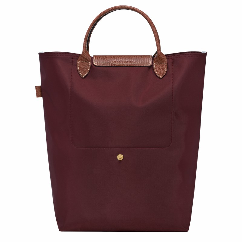 τσάντεσ tote ανδρικα Longchamp Le Pliage Original M μπορντο Greece | 10168089P87-