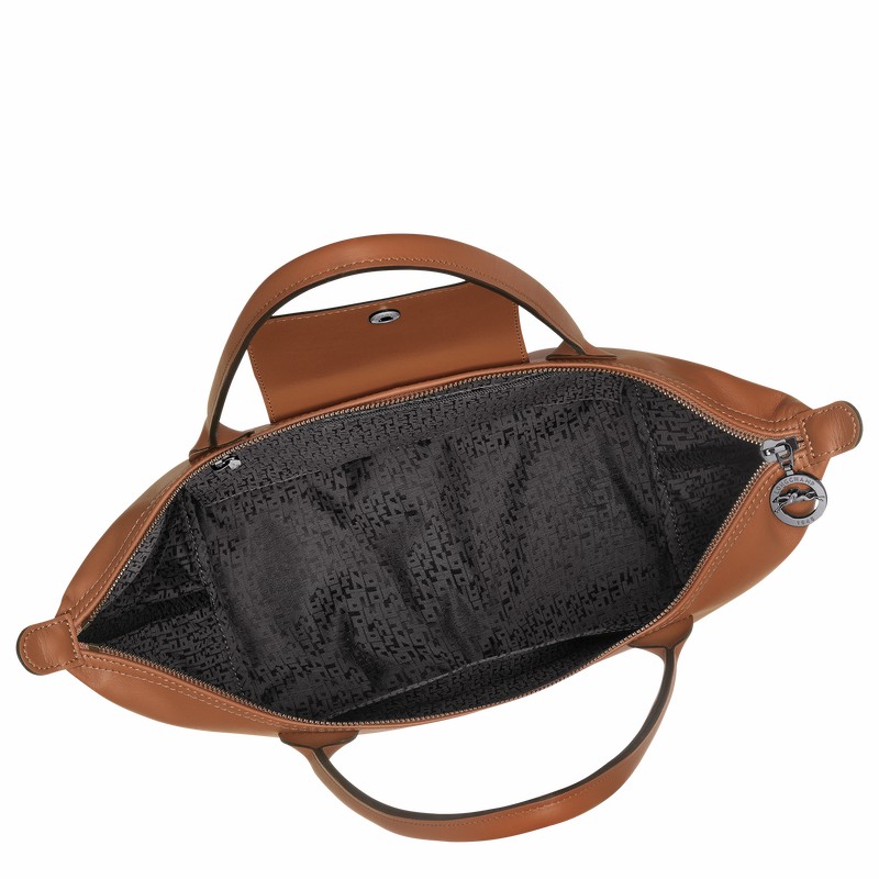 τσάντεσ tote γυναικεια Longchamp Le Pliage Xtra M καφε Greece | L2605987504