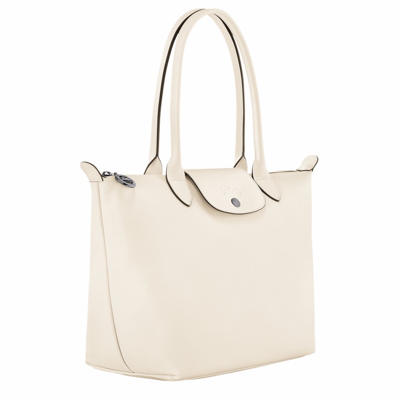 τσάντεσ tote γυναικεια Longchamp Le Pliage Xtra M ασπρα Greece | L2605987037