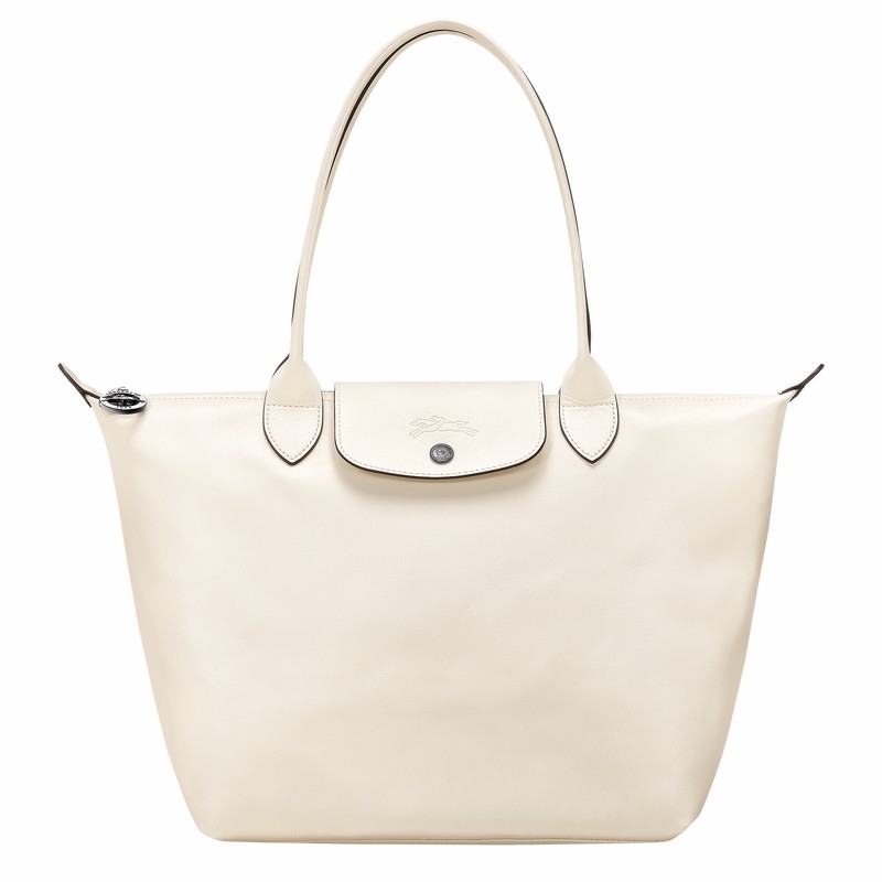 τσάντεσ tote γυναικεια Longchamp Le Pliage Xtra M ασπρα Greece | L2605987037