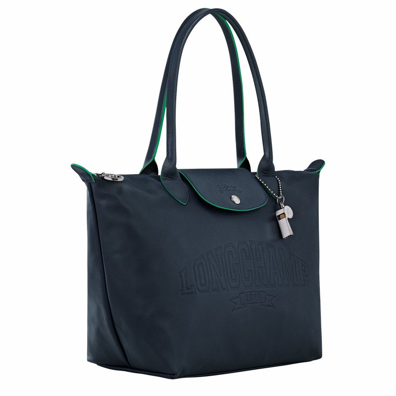 τσάντεσ tote γυναικεια Longchamp Le Pliage Xtra M σκουρο μπλε Greece | L2605HEY556