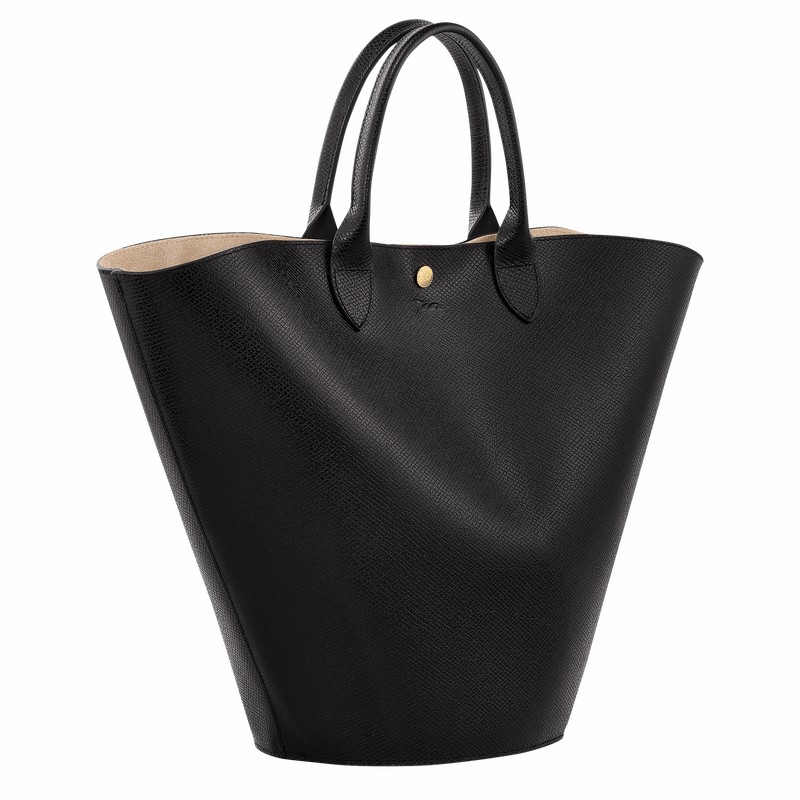 τσάντεσ tote γυναικεια Longchamp ÉPURE XL μαυρα Greece | 10260HYZ001