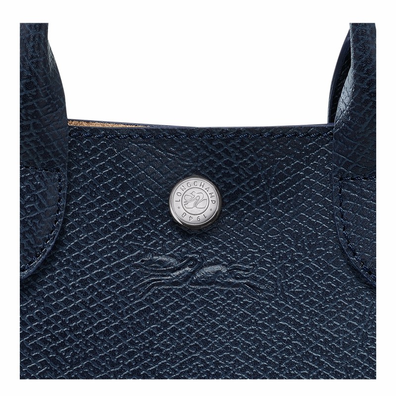 τσάντεσ tote γυναικεια Longchamp ÉPURE XS σκουρο μπλε Greece | 10269HFH006