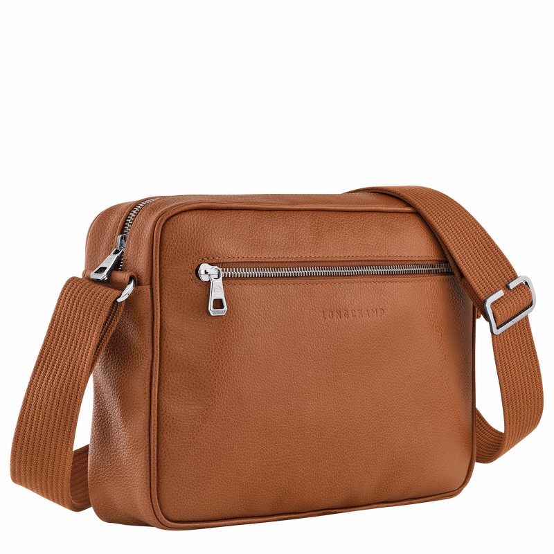 bucket bags ανδρικα Longchamp Le FOULONNÉ M Caramel Greece | 20044021F72