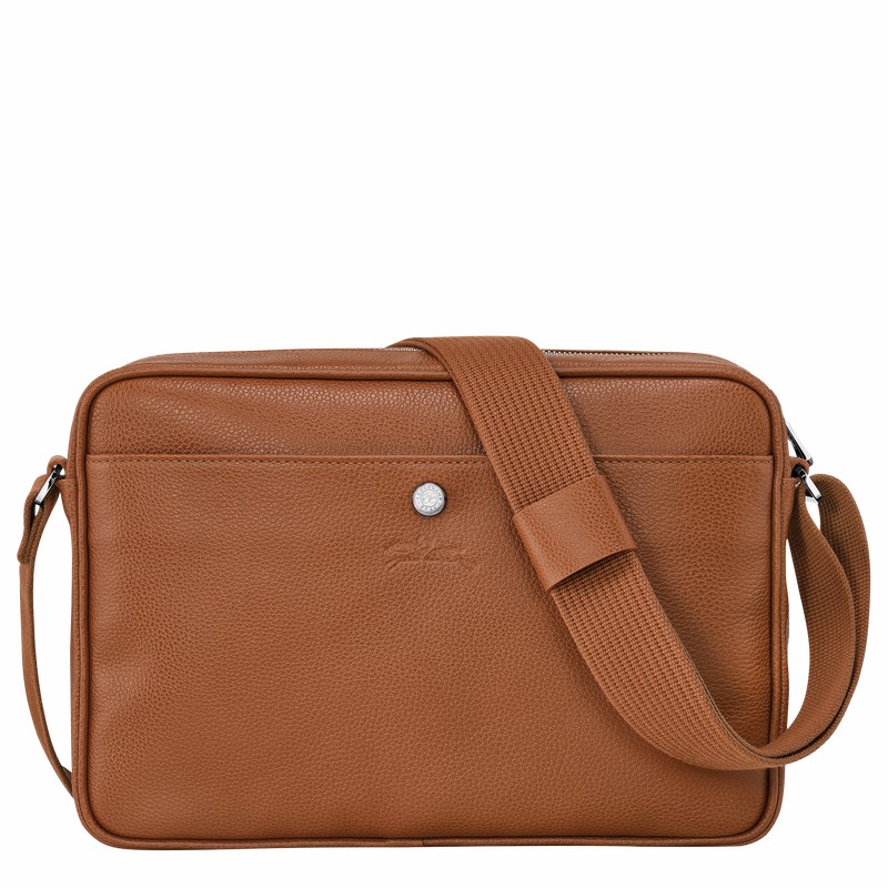 bucket bags ανδρικα Longchamp Le FOULONNÉ M Caramel Greece | 20044021F72