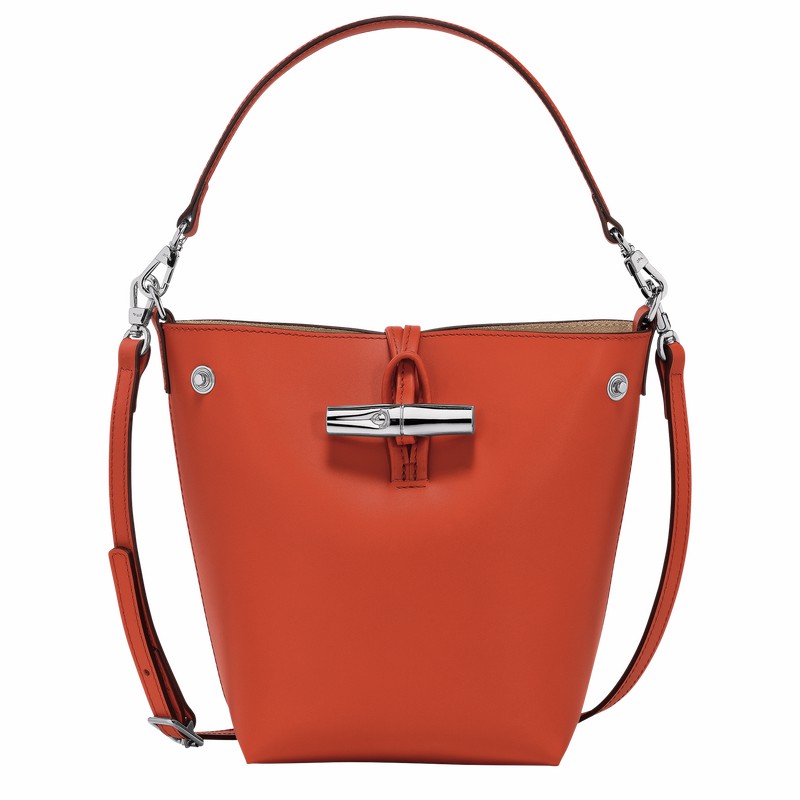 bucket bags γυναικεια Longchamp Le Roseau XS πορτοκαλι Greece | 10229HCL685