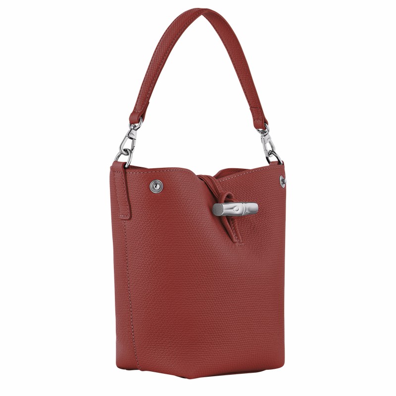 bucket bags γυναικεια Longchamp Le Roseau XS καφε Greece | 10279HFP404