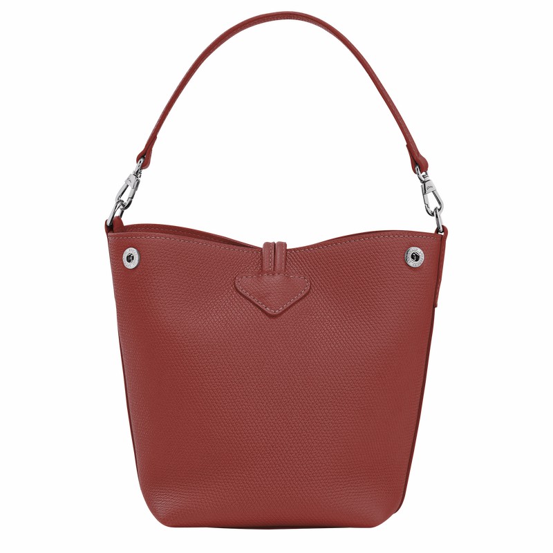 bucket bags γυναικεια Longchamp Le Roseau XS καφε Greece | 10279HFP404