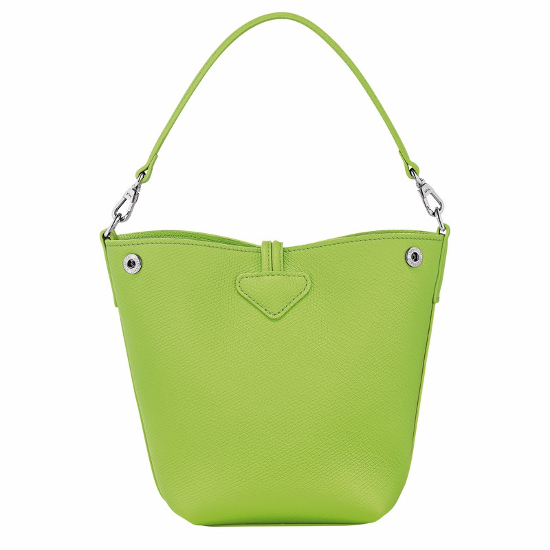 bucket bags γυναικεια Longchamp Le Roseau XS πρασινο Greece | 10279HFP355