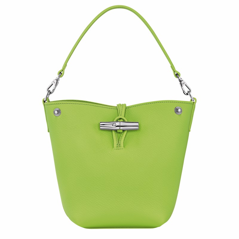 bucket bags γυναικεια Longchamp Le Roseau XS πρασινο Greece | 10279HFP355