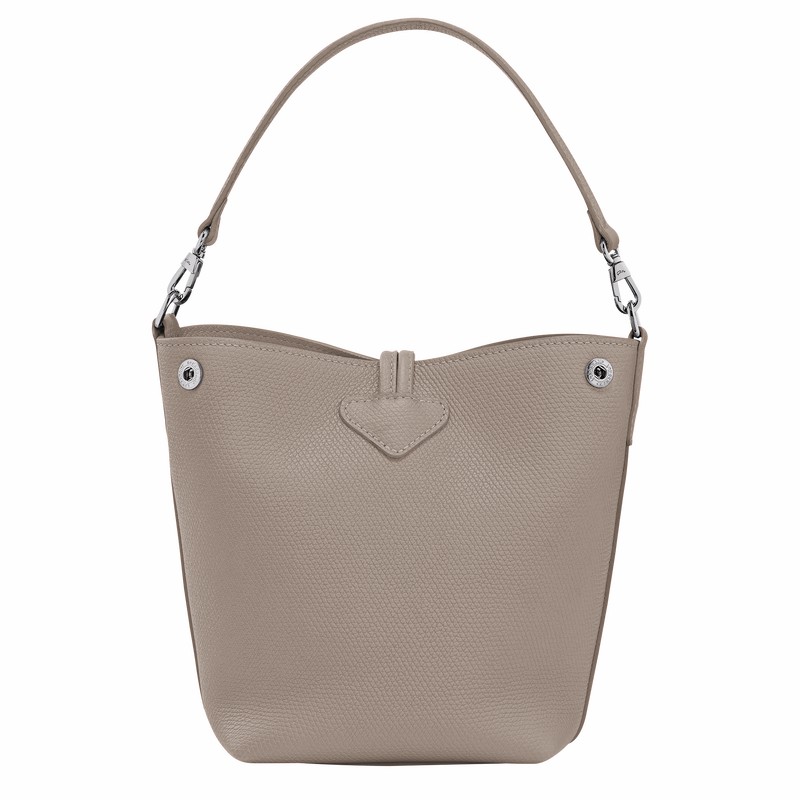 bucket bags γυναικεια Longchamp Le Roseau XS γκρι Greece | 10279HFP266