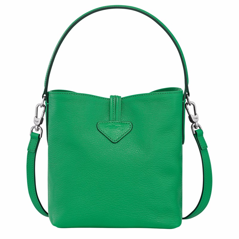 bucket bags γυναικεια Longchamp Le Roseau XS πρασινο Greece | 10159HEC129