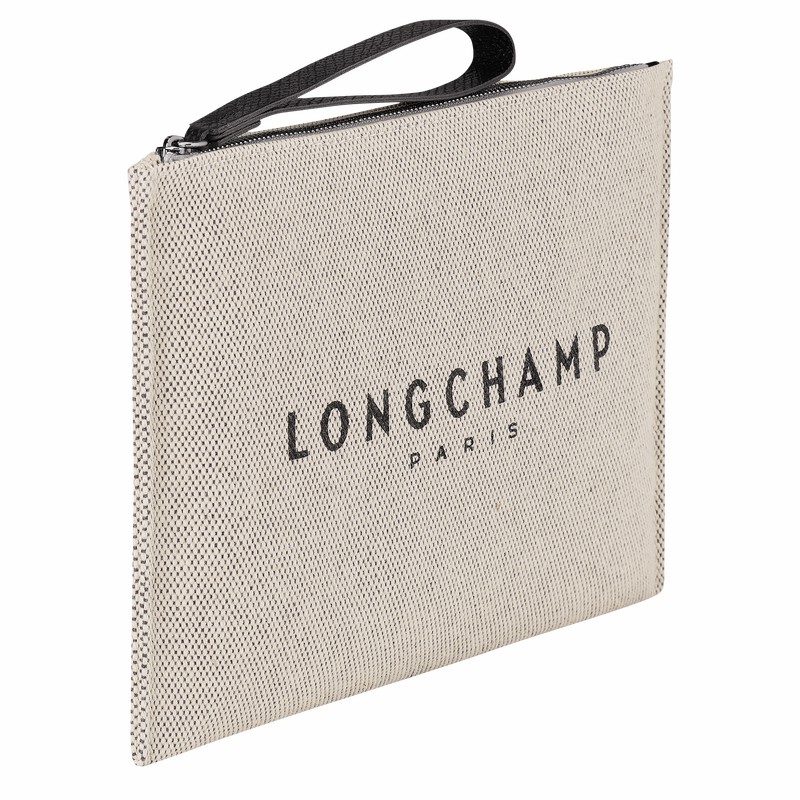 pouches ανδρικα Longchamp Essential ασπρα Greece | 34136HSG037-