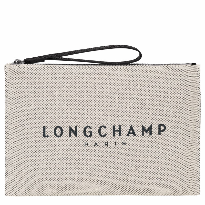 pouches ανδρικα Longchamp Essential ασπρα Greece | 34136HSG037-