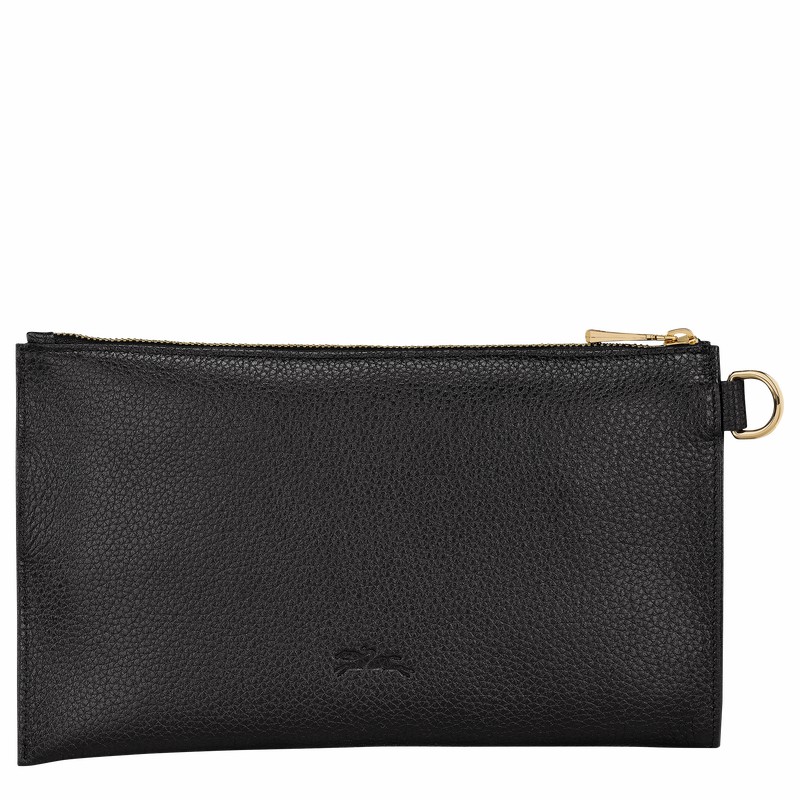 pouches ανδρικα Longchamp Le FOULONNÉ μαυρα Greece | L2541021001-