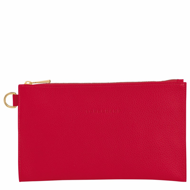 pouches ανδρικα Longchamp Le FOULONNÉ κοκκινα Greece | L2541021C39-