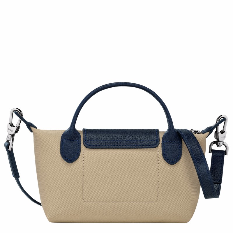 pouches γυναικεια Longchamp Le Pliage Collection XS Μπεζ Greece | 34205HFG005