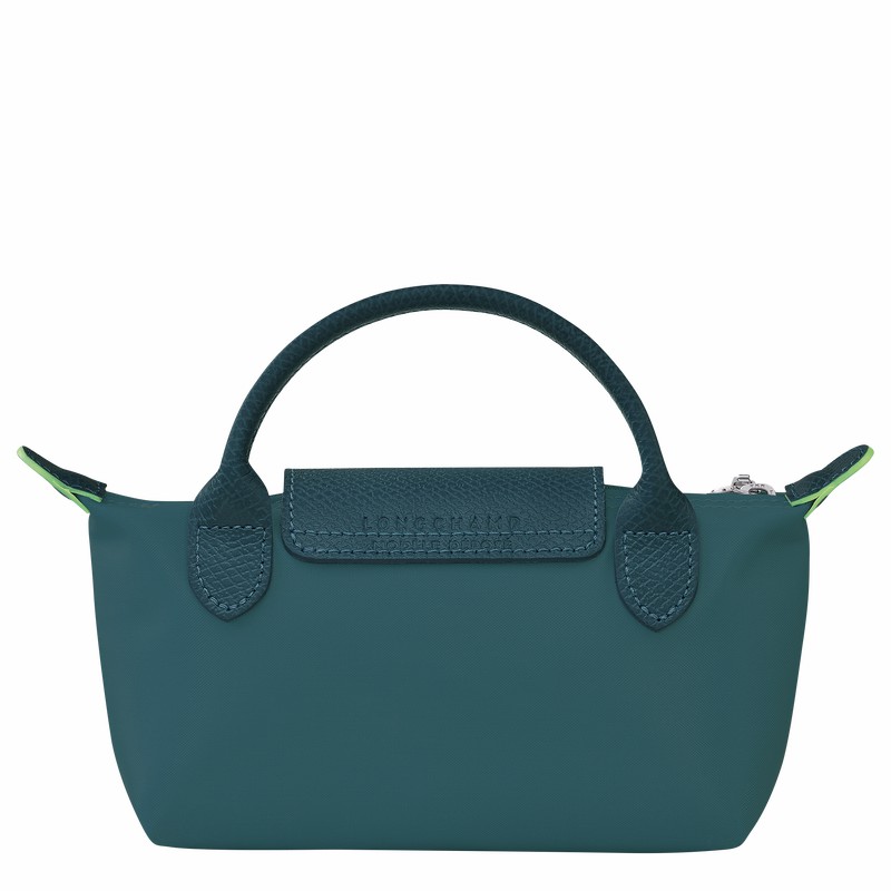 pouches ανδρικα Longchamp Le Pliage Green παγώνι Greece | 34175919P89-