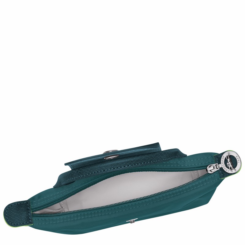 pouches ανδρικα Longchamp Le Pliage Green παγώνι Greece | 34175919P89-