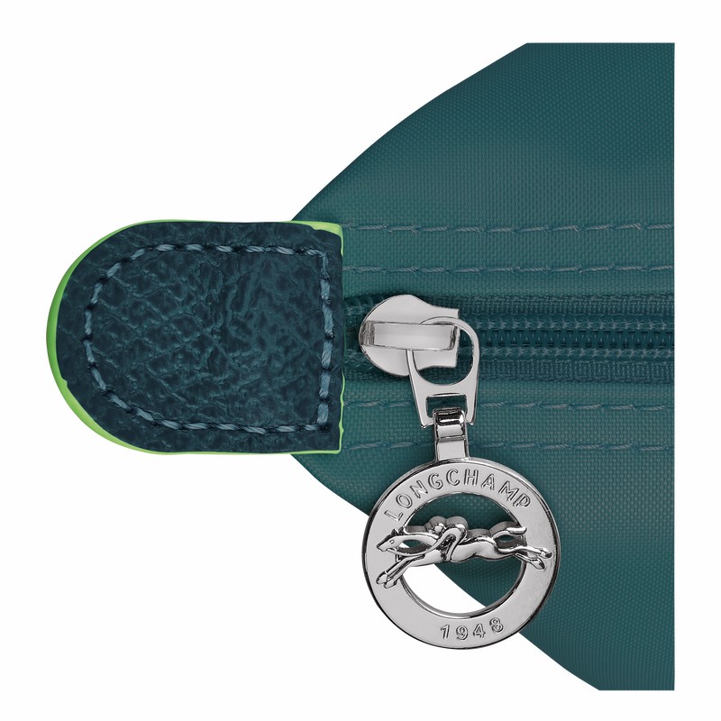 pouches ανδρικα Longchamp Le Pliage Green παγώνι Greece | 34175919P89-