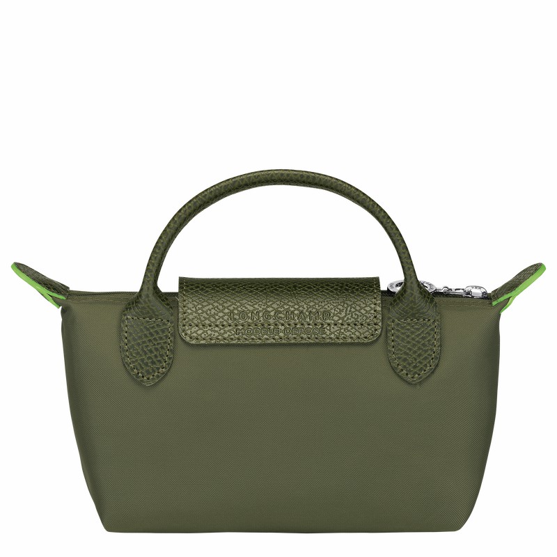 pouches ανδρικα Longchamp Le Pliage Green πρασινο Greece | 34175919479-