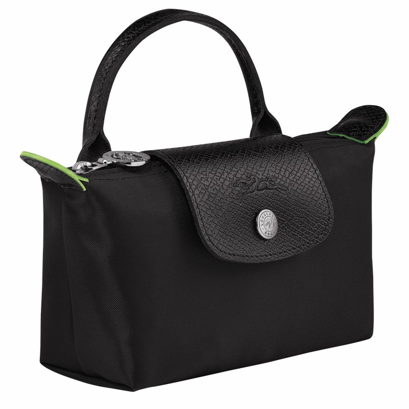 pouches ανδρικα Longchamp Le Pliage Green μαυρα Greece | 34175919001-