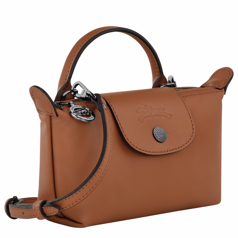 pouches γυναικεια Longchamp Le Pliage Xtra XS καφε Greece | 34205987504