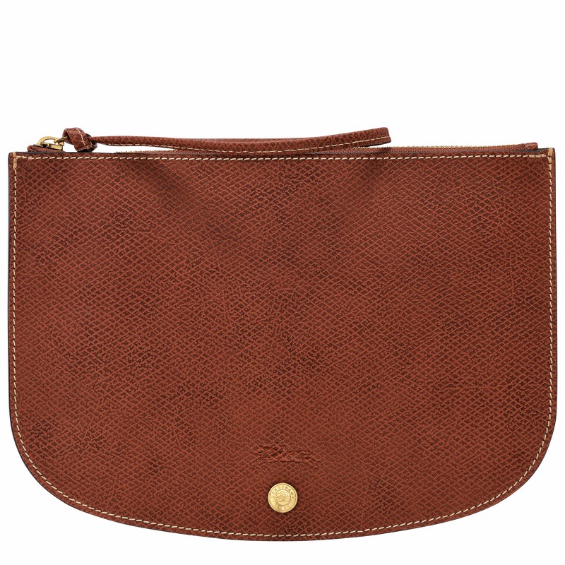 pouches γυναικεια Longchamp ÉPURE καφε Greece | 10250HYZ035